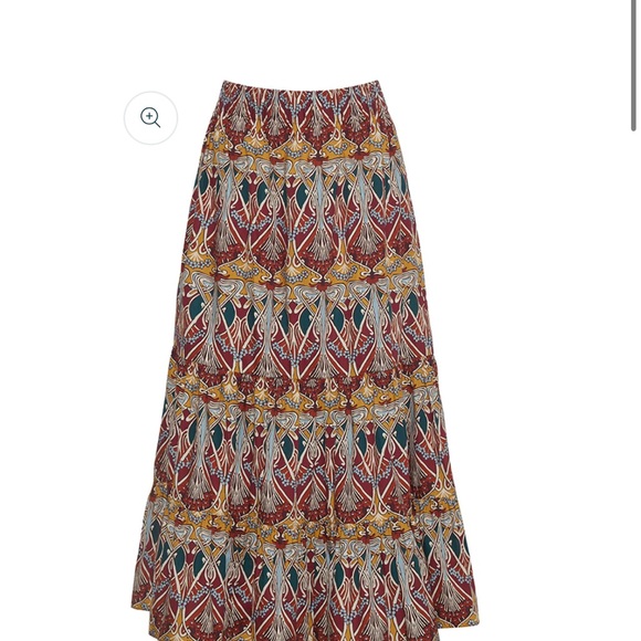 NWT Cara Cara Chase Skirt Chai Tea Deco - Picture 2 of 4